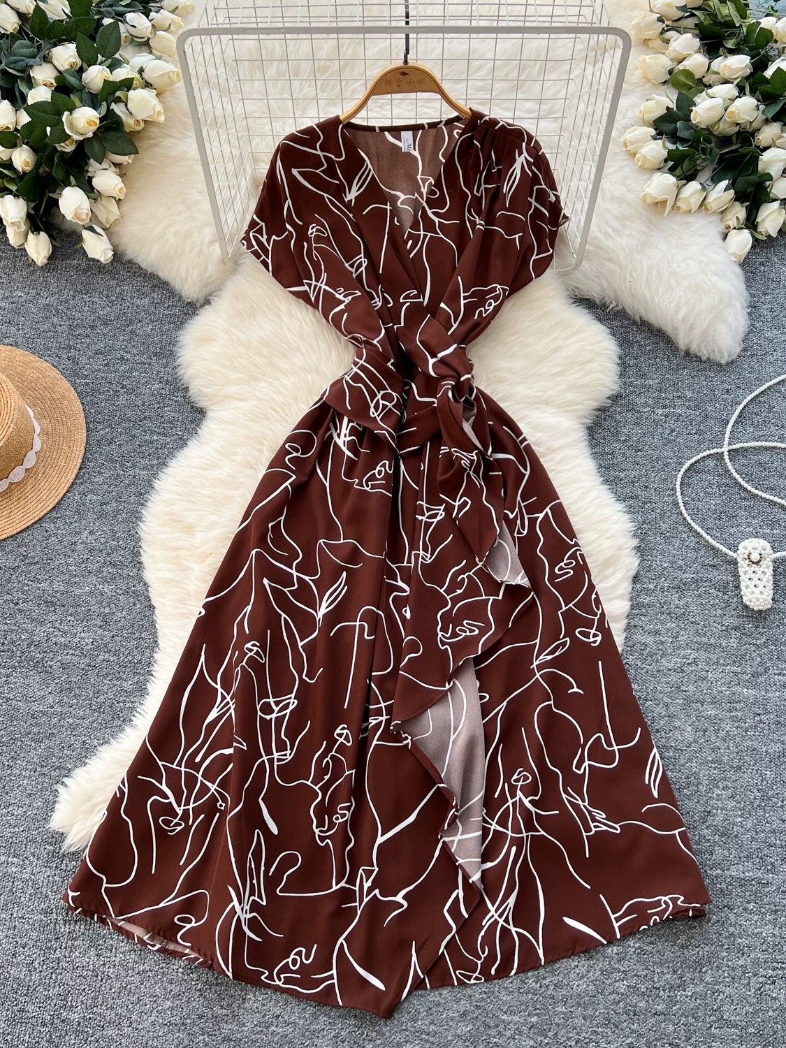 Follow the petals dress CD1332 image