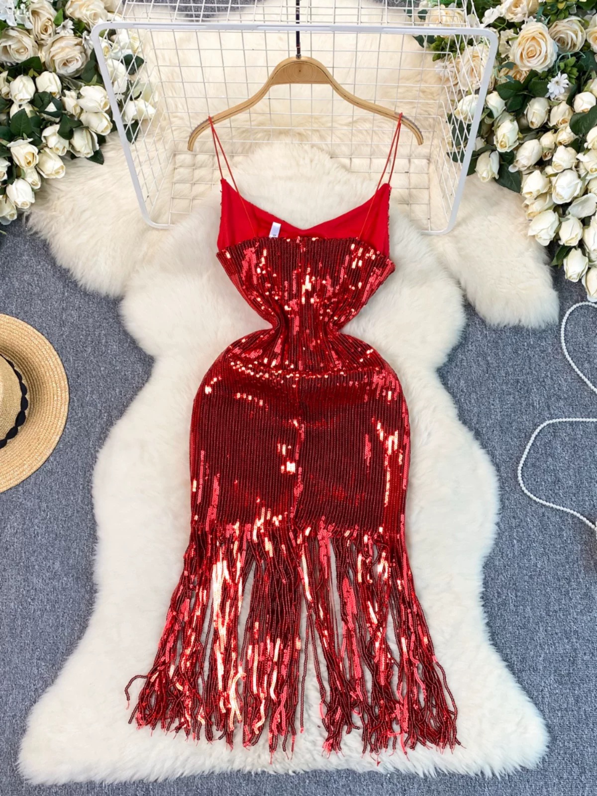 All night long sequin dress FBC409 image