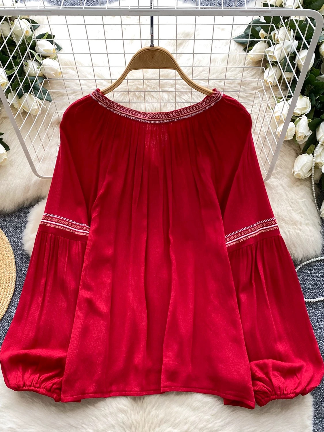 Need a date embroidery top CTO618 image