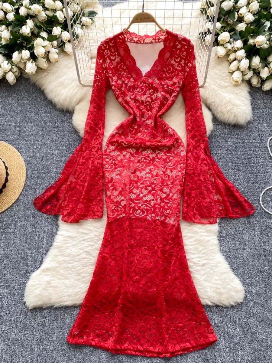 Tell me a secret lace dress FBC458 image