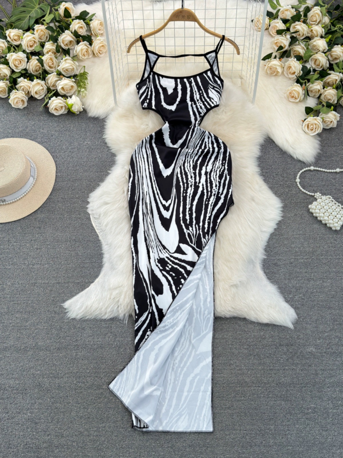 Office gal on vacay dress  CBC955 image