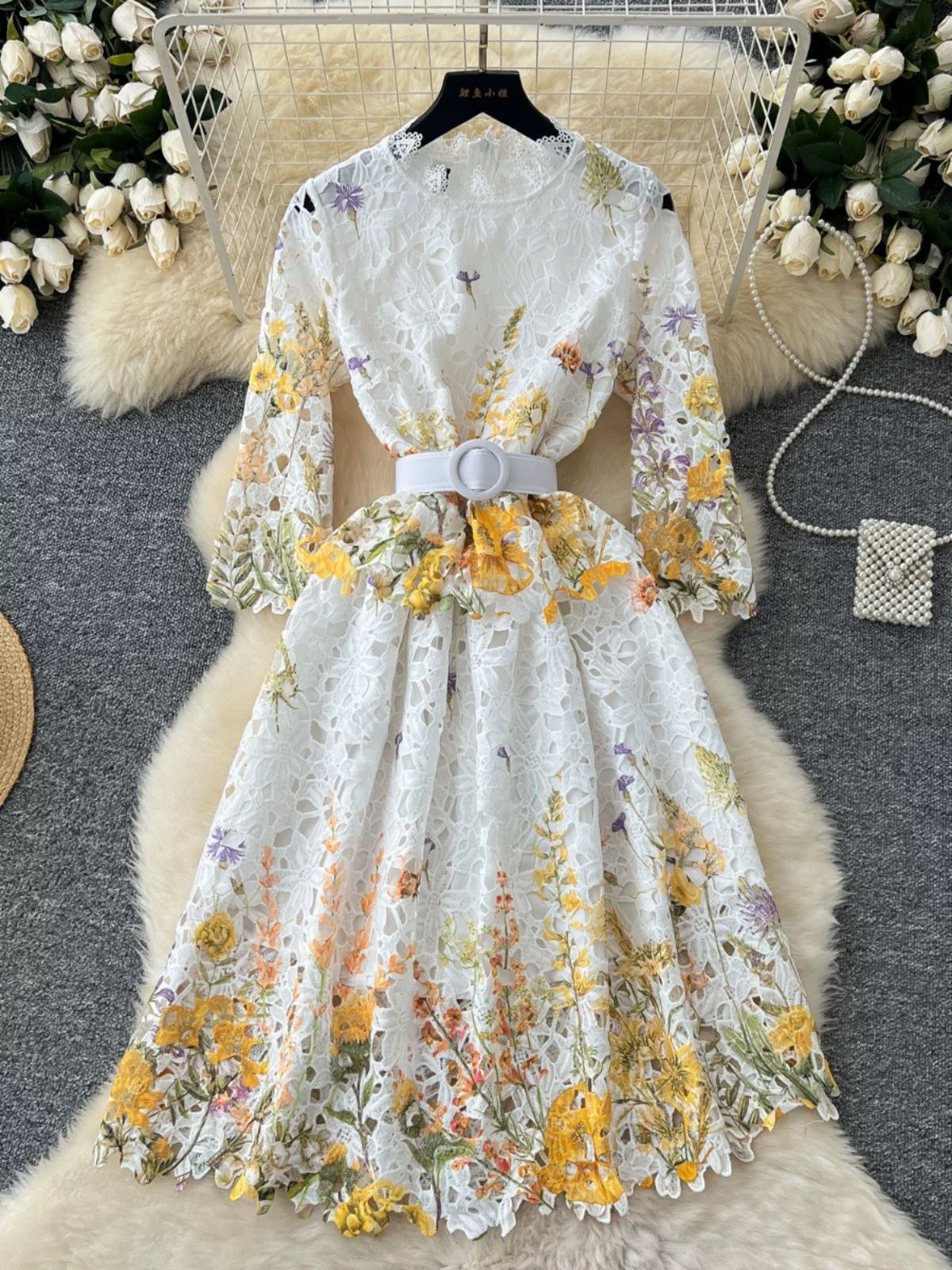 Boujee dinners lace dress FD1180 image