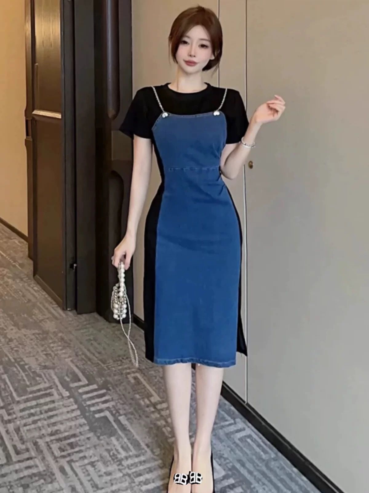 Reminder denim dress DBC56 image