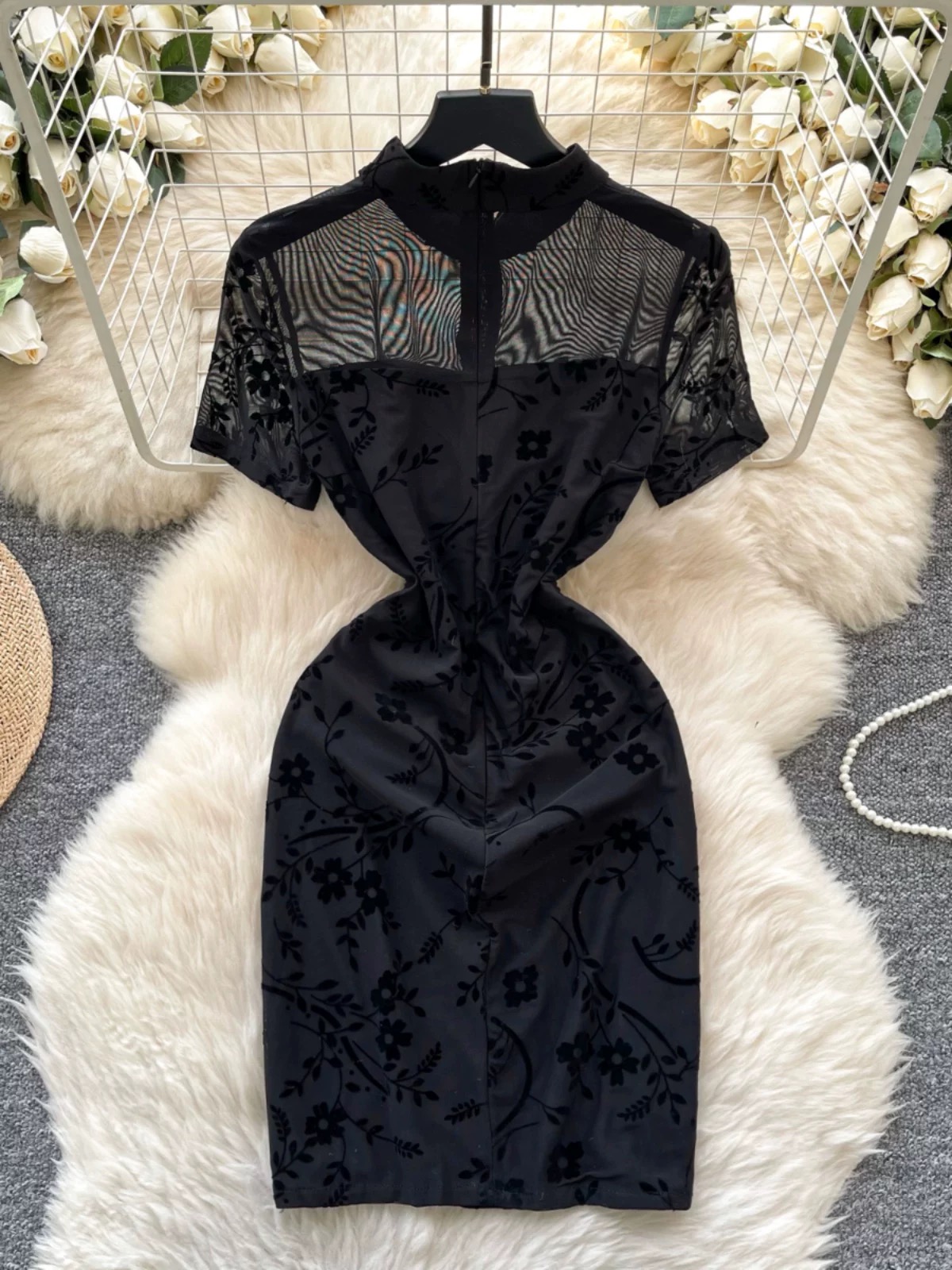 Somewhere tropical dress FBC443 image