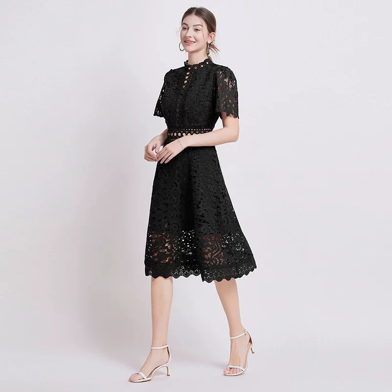 Flowing freely lace dress FD629 image