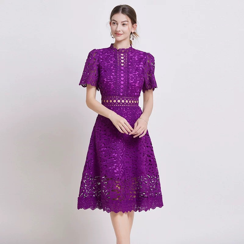 Flowing freely lace dress FD629 image