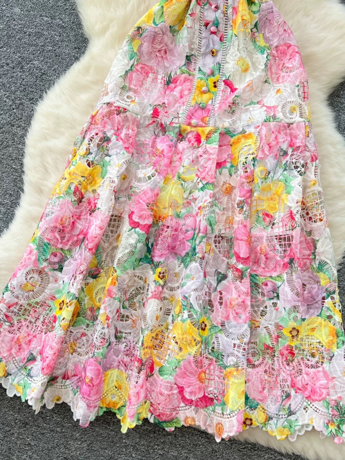 Preppy chic lace dress FD1319 image