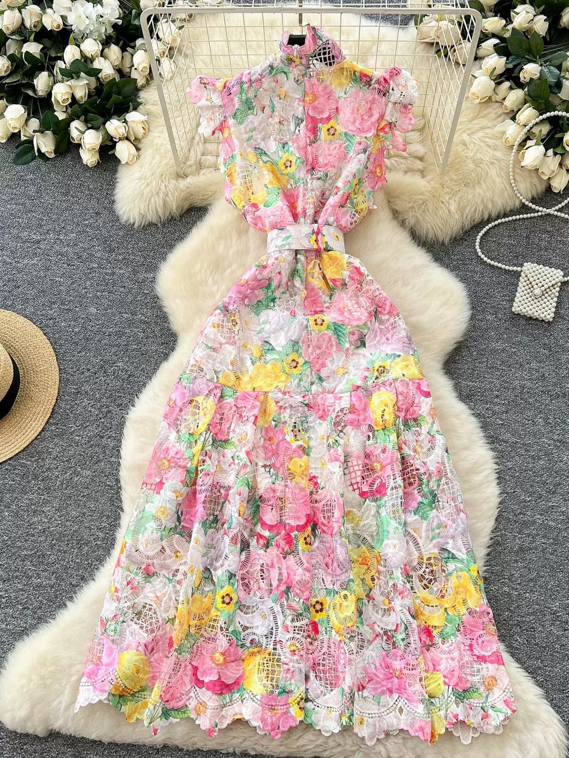 Preppy chic lace dress FD1319 image