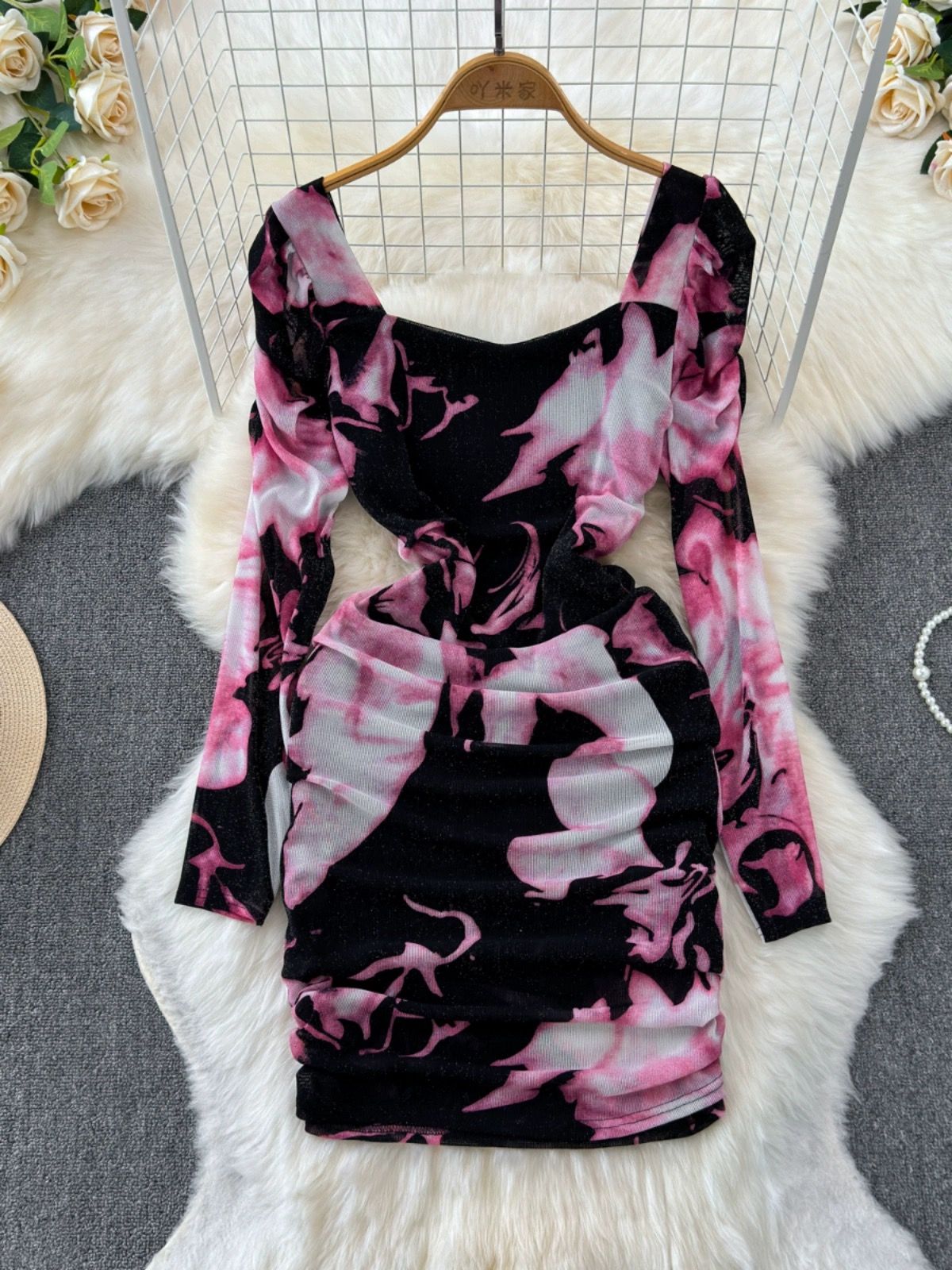 Olive oil dress CBC931 image