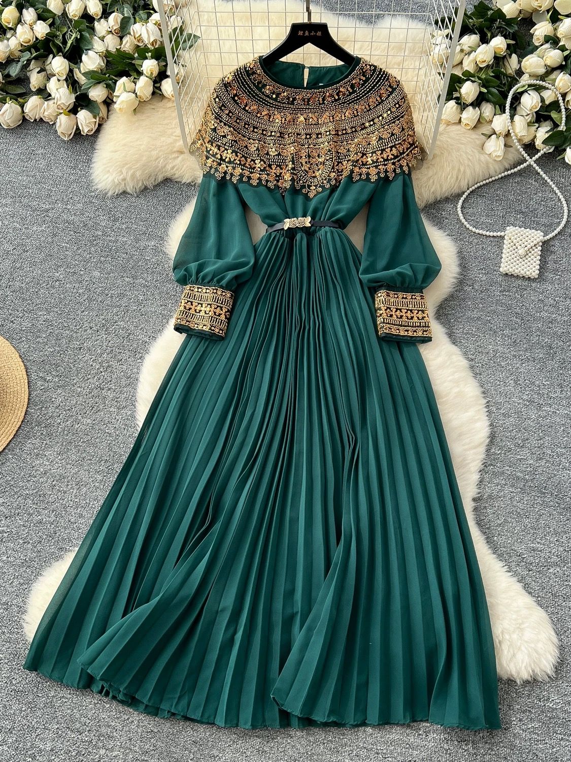 Classic color dress FD864 image