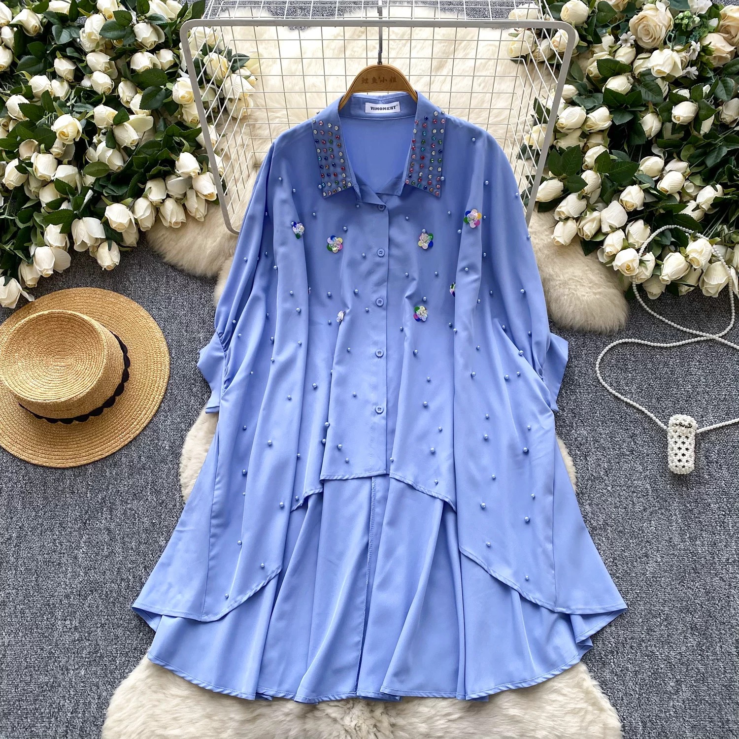 Cherie rose shirt dress SD110 image