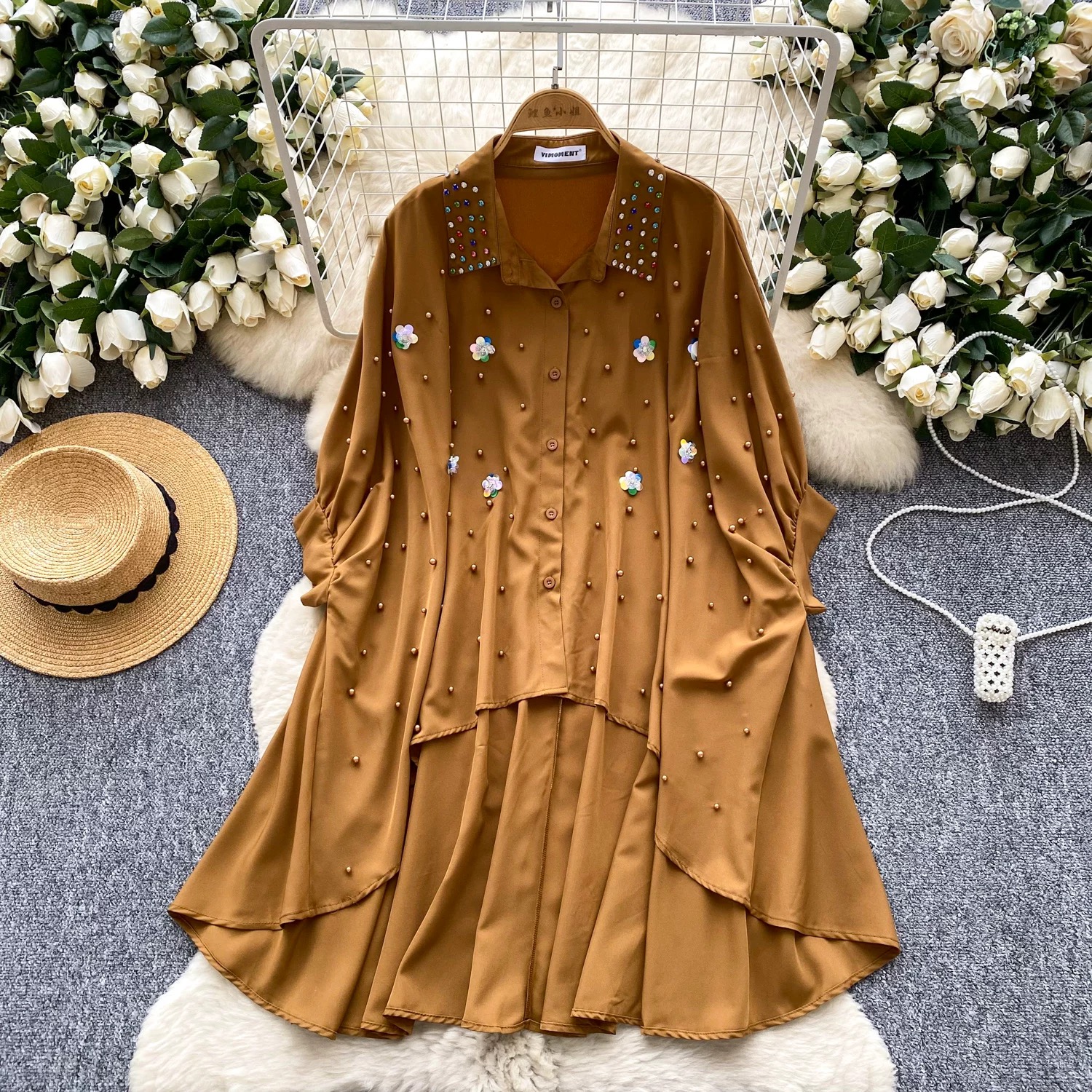 Cherie rose shirt dress SD110 image