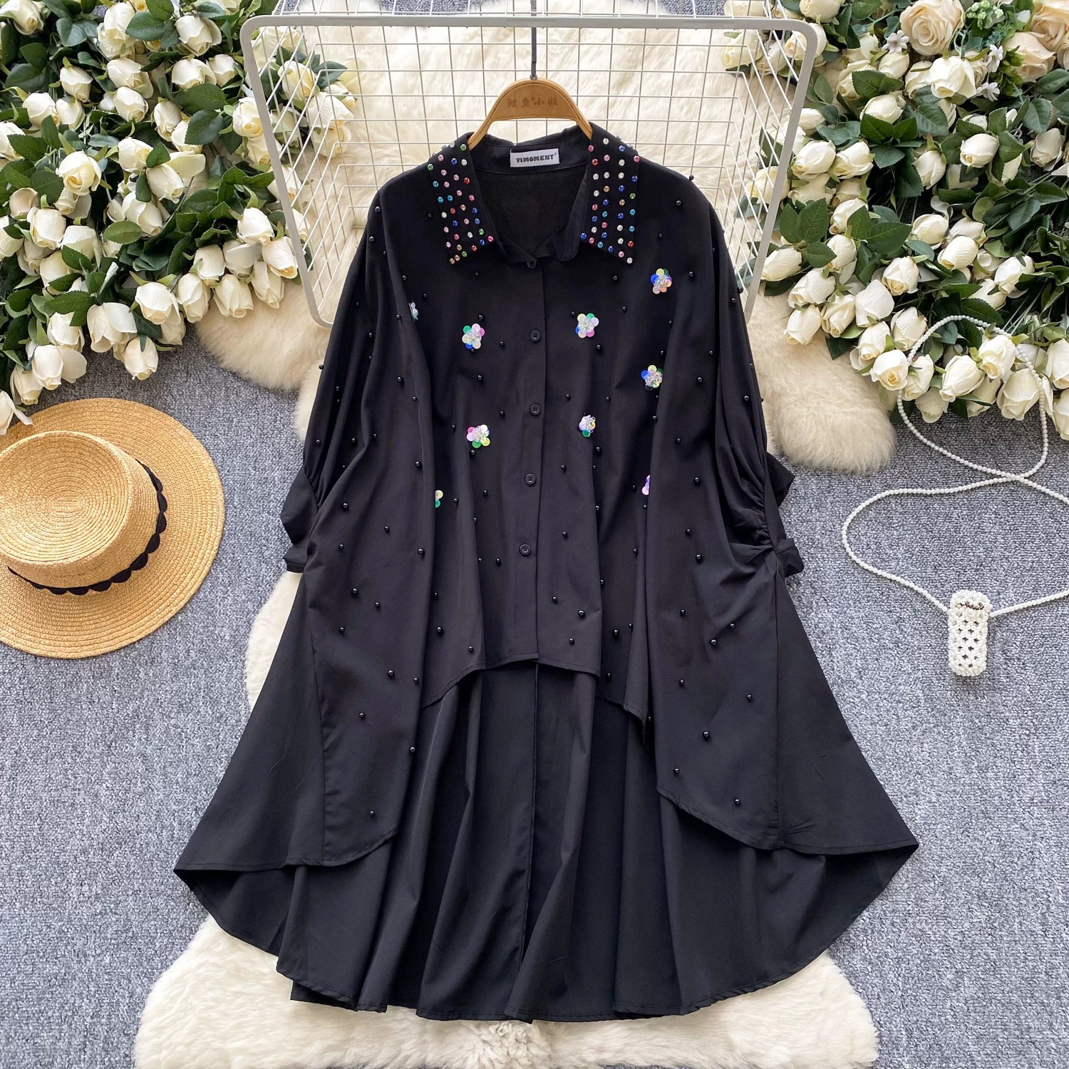 Cherie rose shirt dress SD110 image