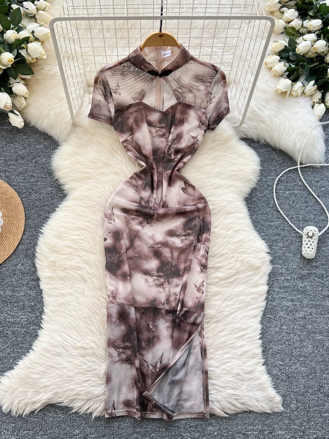 Taking names qipao dress Q209 image