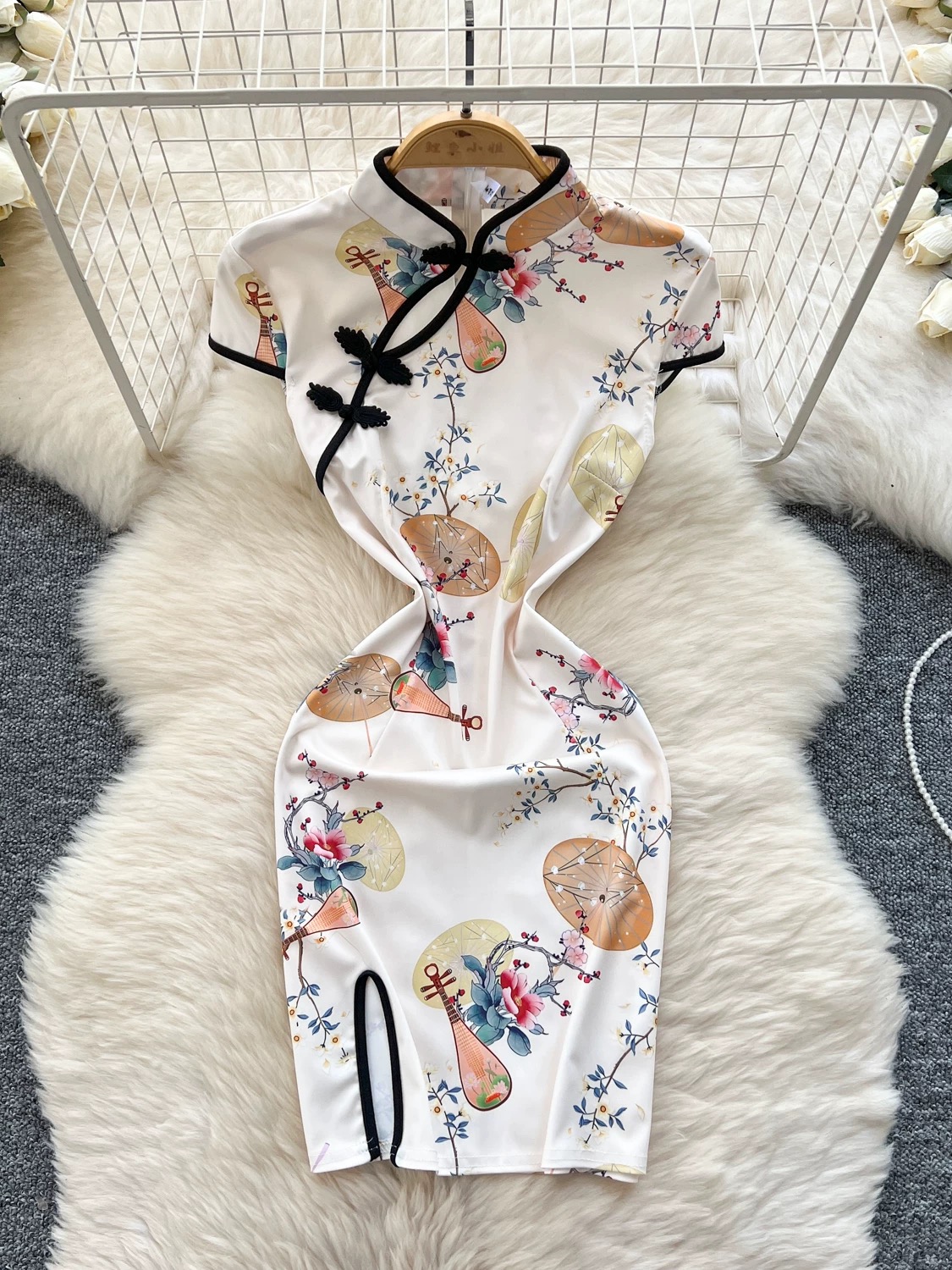 Confessions cross over qipao dress Q211 image