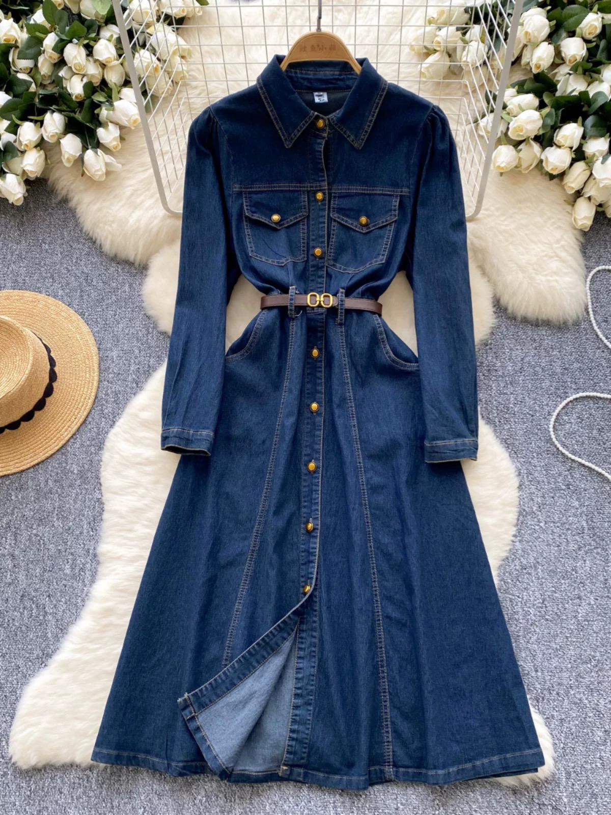 In my auntie era dress & belt DD120 image