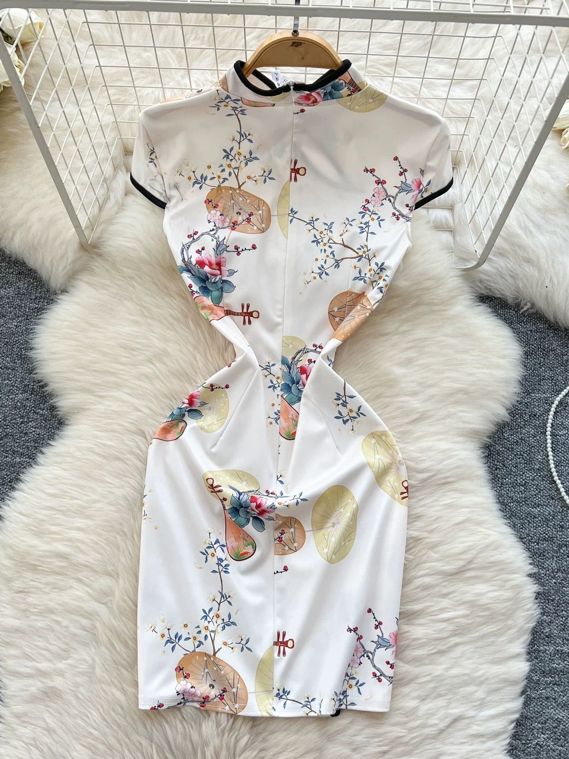 Confessions cross over qipao dress Q211 image