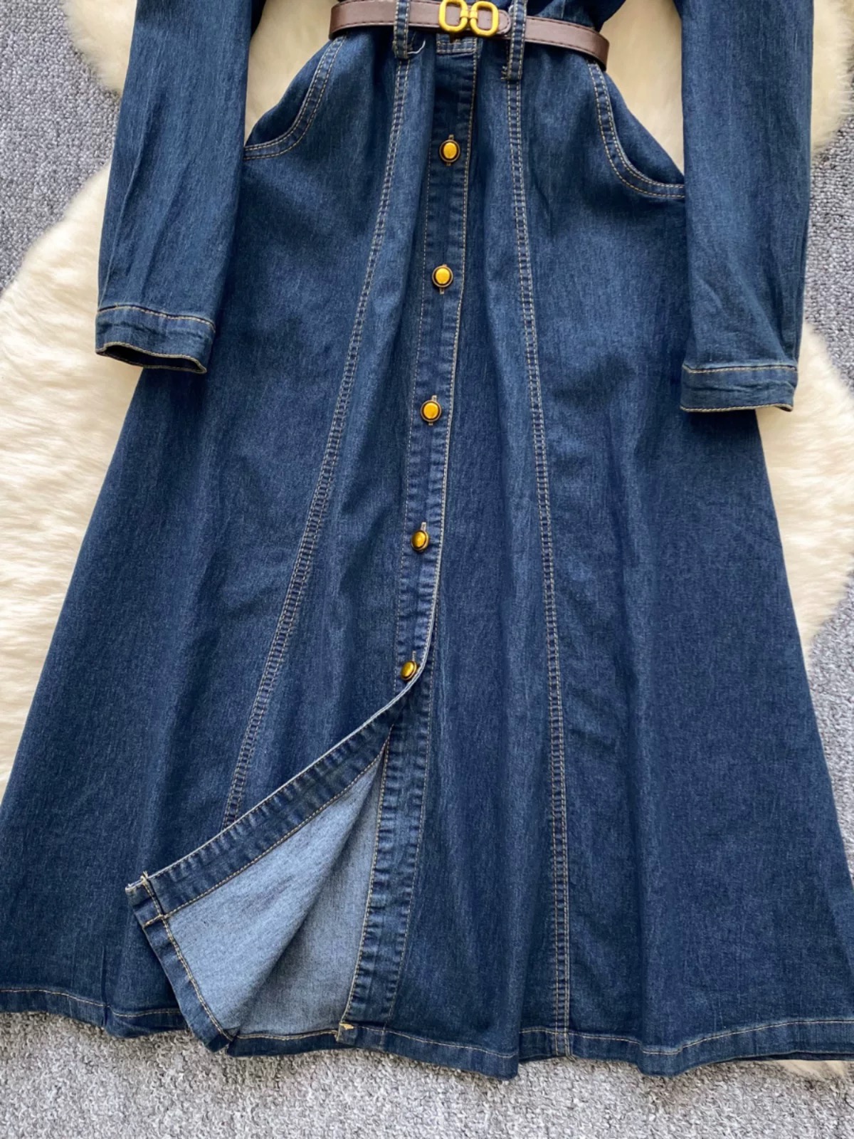 In my auntie era dress & belt DD120 image