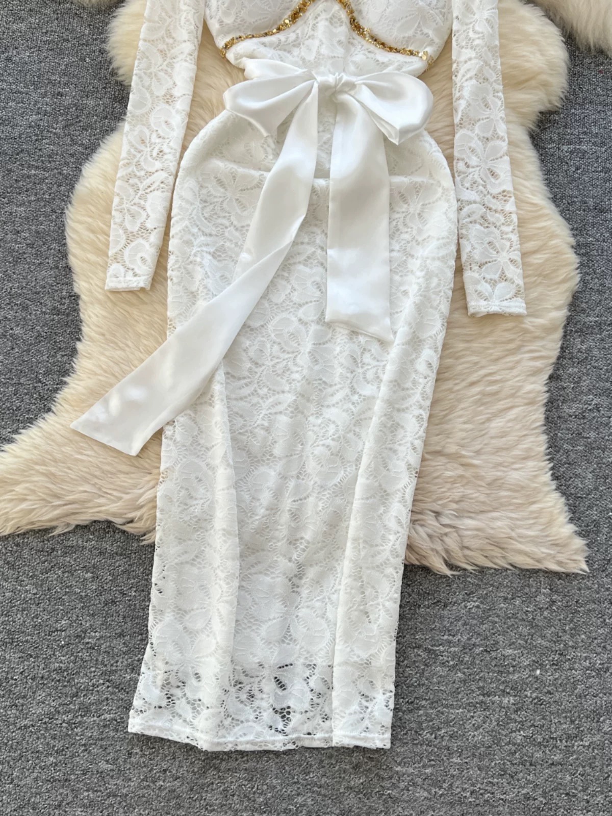 Best day ahead lace dress FBC450 image