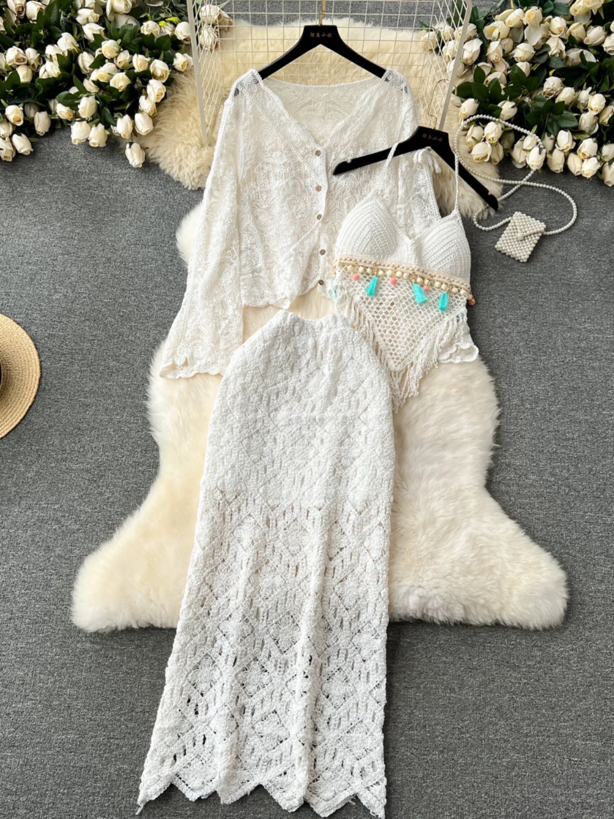 Cloud hopping crotchet set KTP243 image