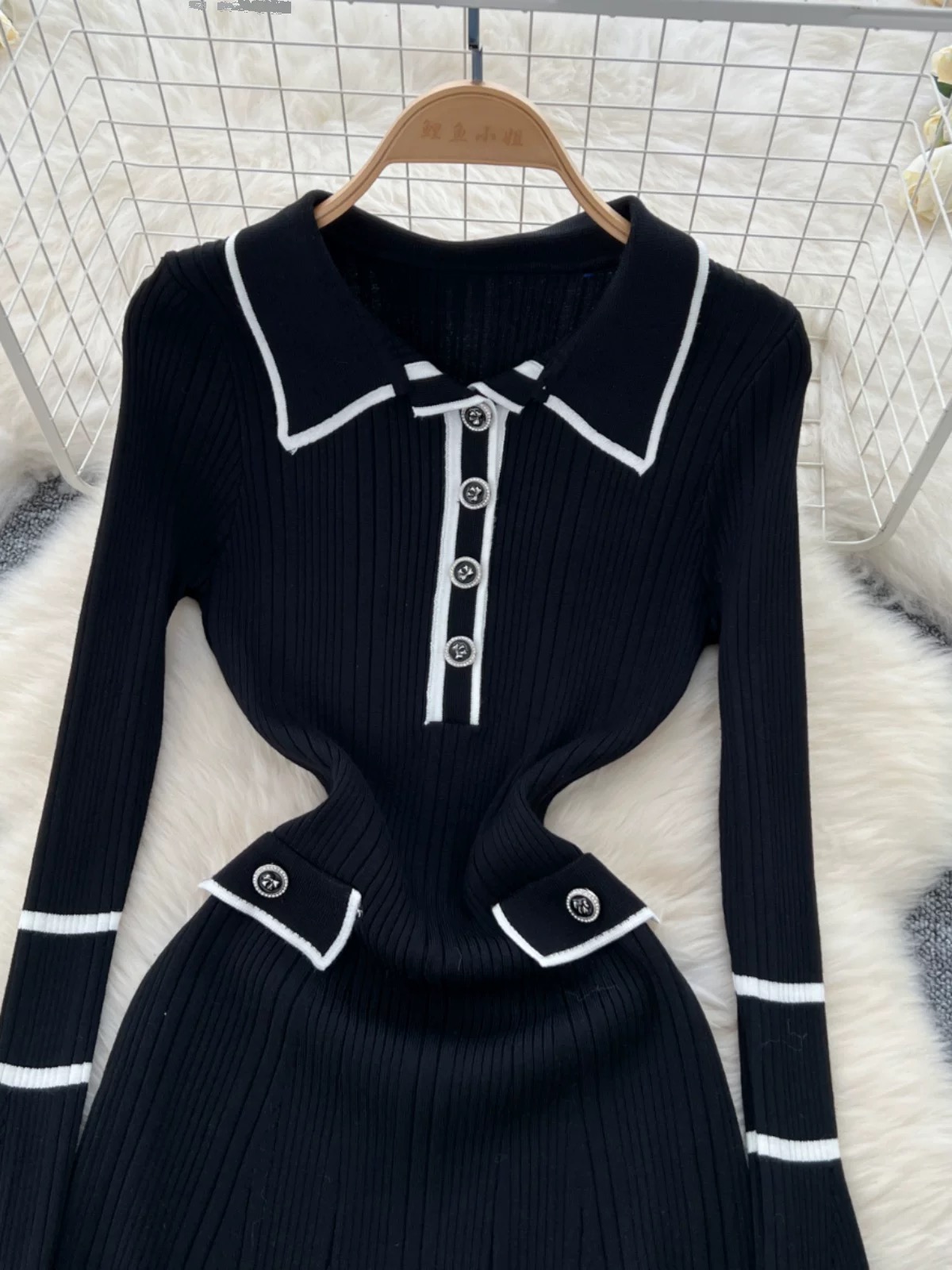 Night drives sweater dress KD345 image