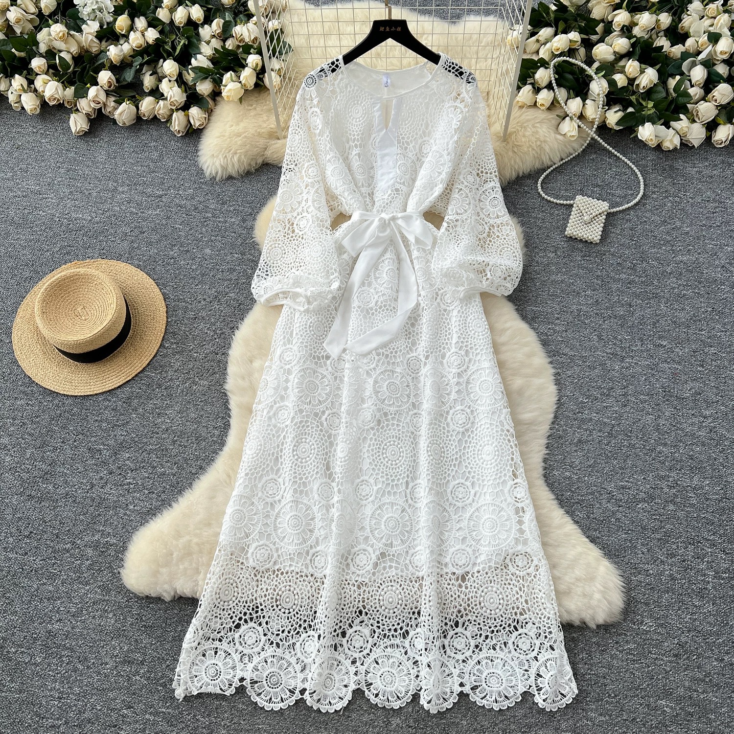 Faith around me lace dress FD781 image