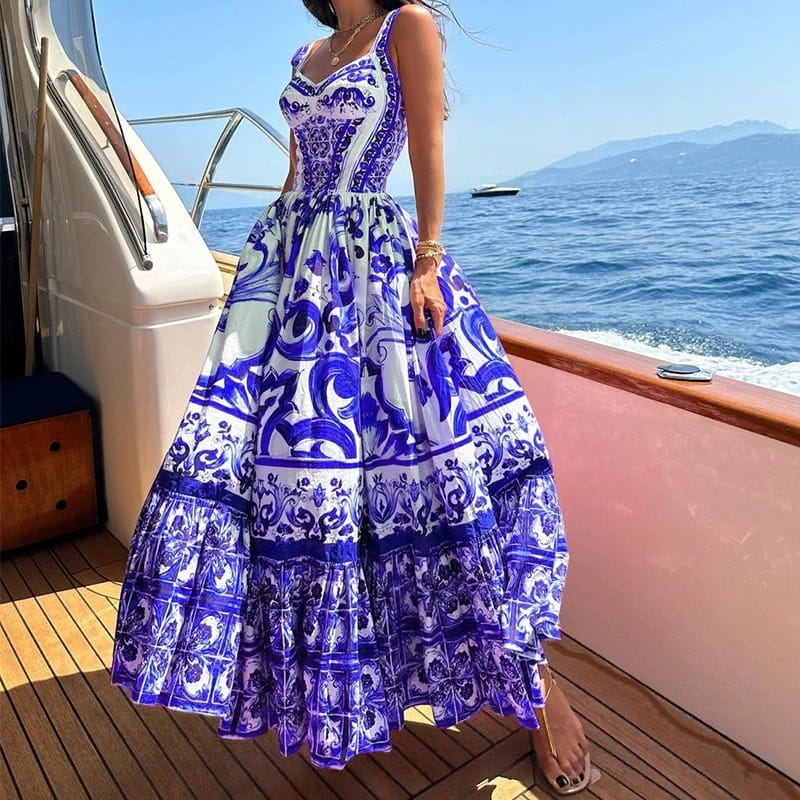 What’s the point print dress CD1051 image