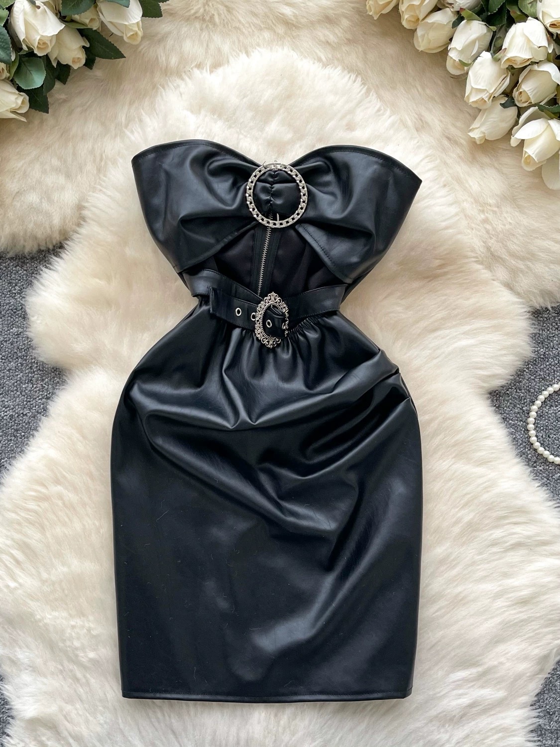 Singer babe leather dress CBC1334 image