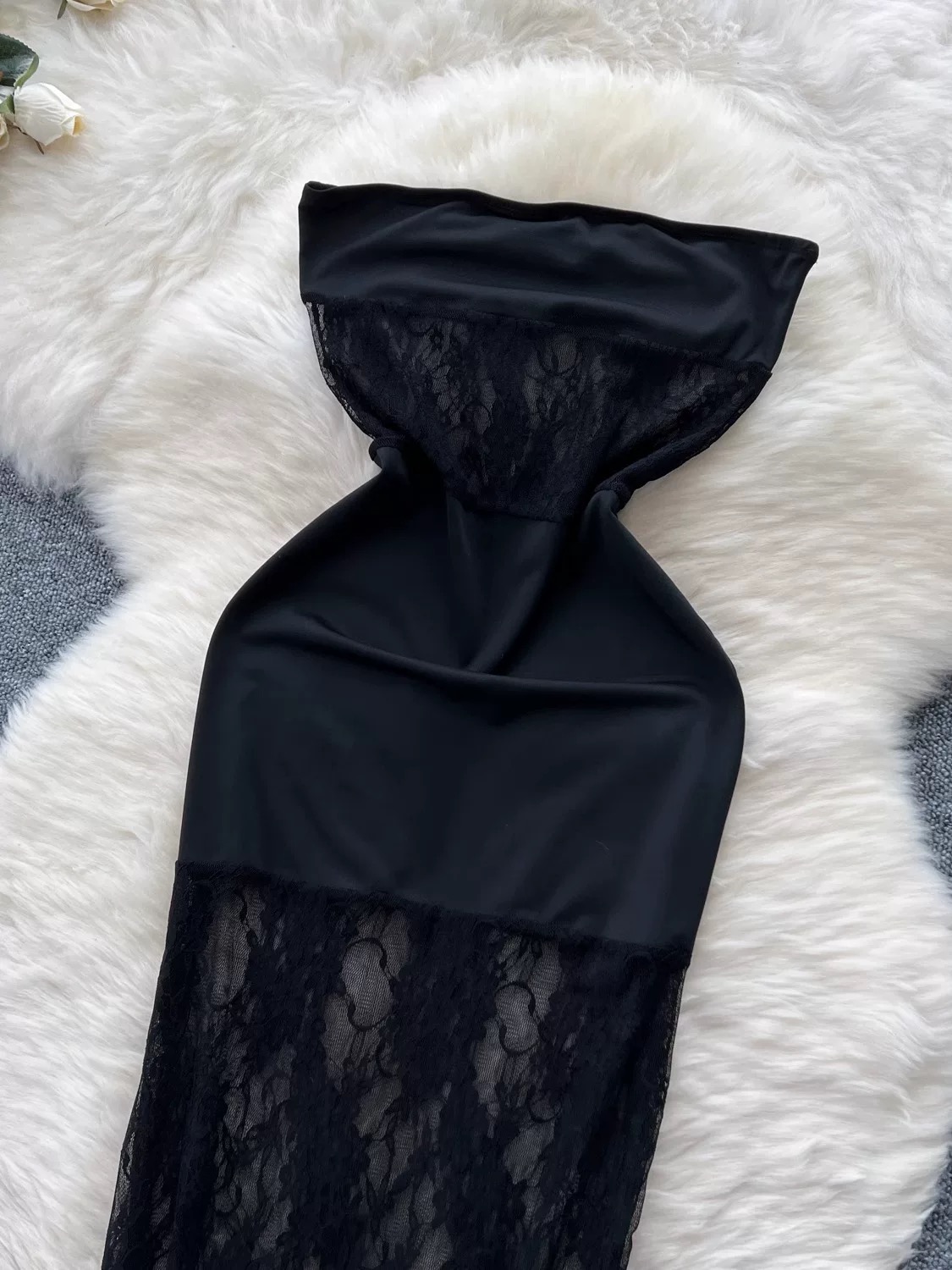 Out for a tan lace dress CBC1349 image