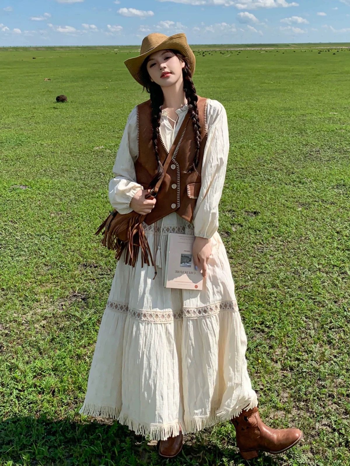 Mabel cow girl dress CD1137 image