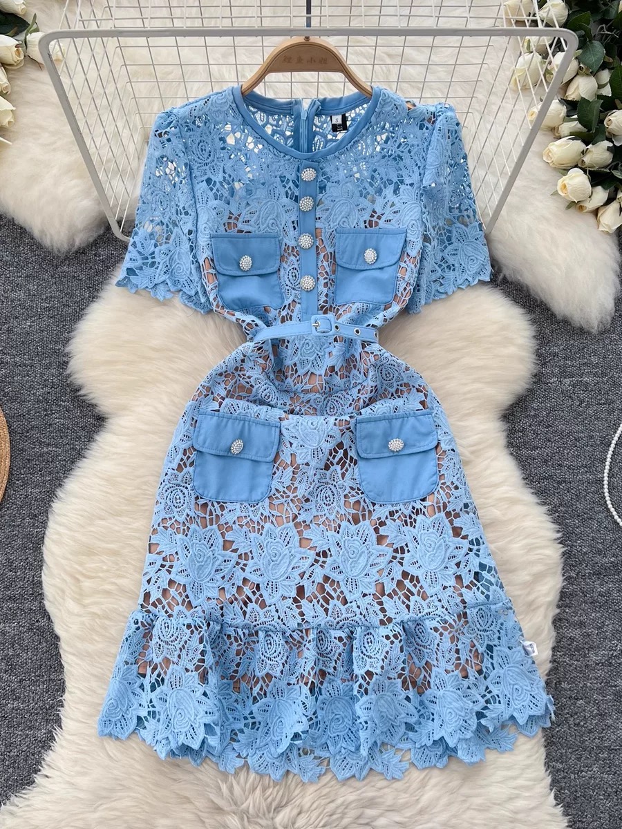 Flower fields lace dress FD1441 image