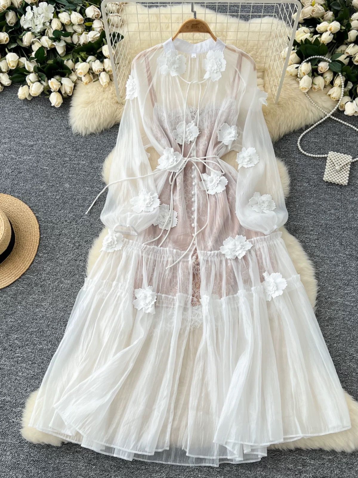 Star girl dress & camisole FD1147 image