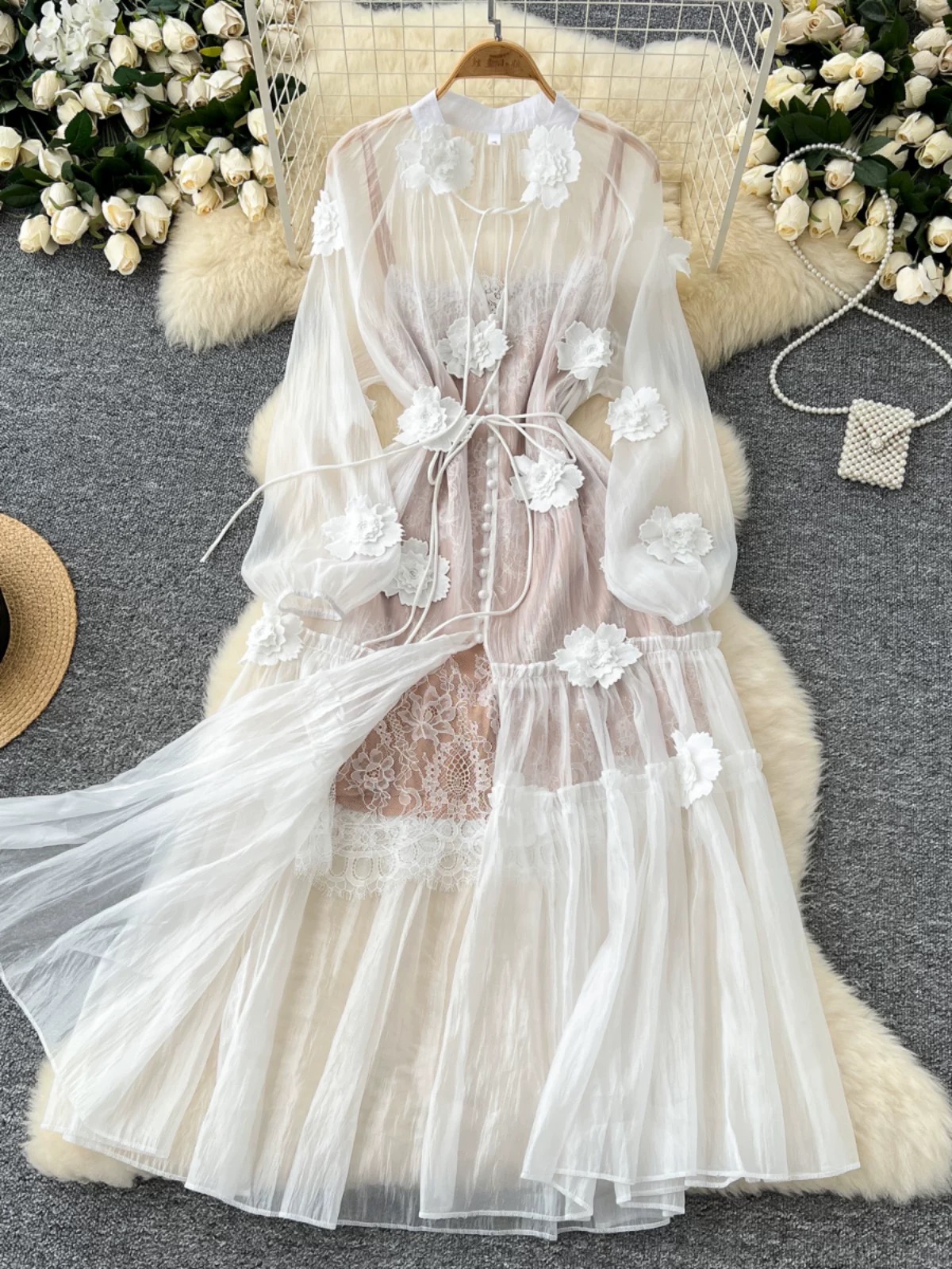 Star girl dress & camisole FD1147 image