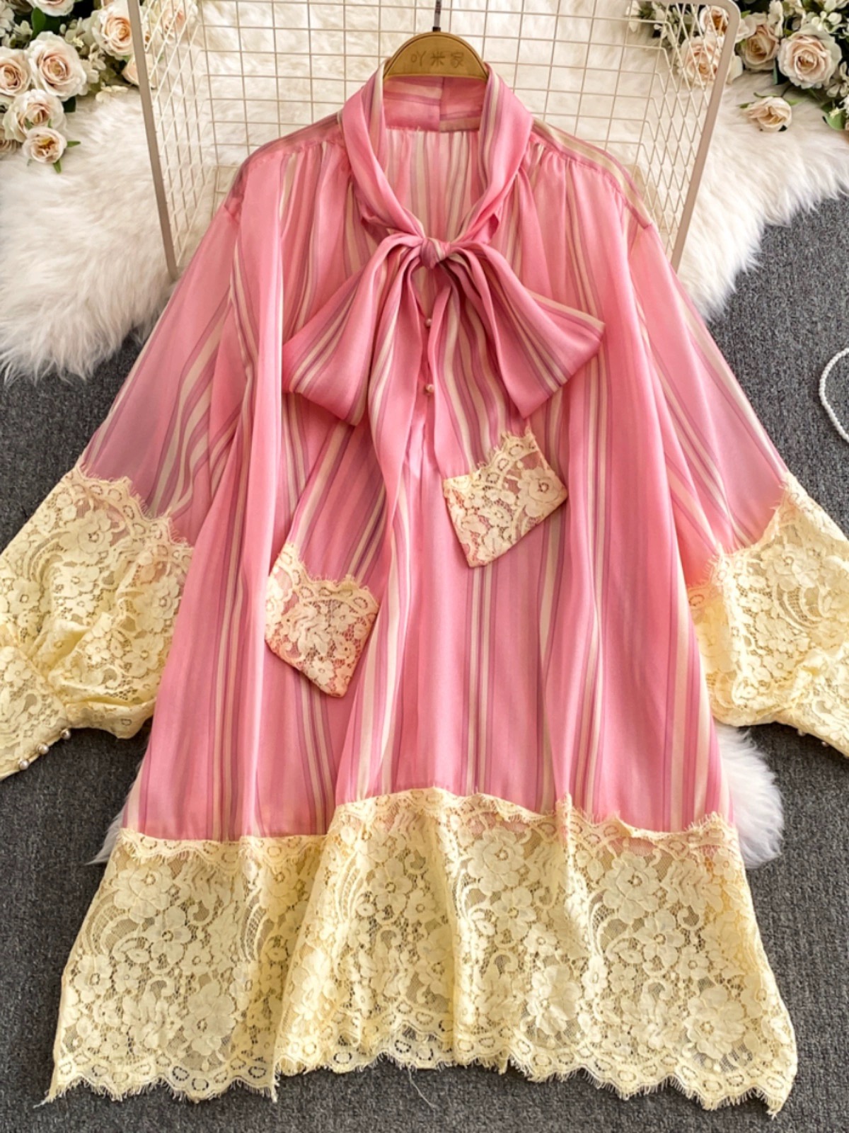 Monaco pent house views lace dress FD765 image