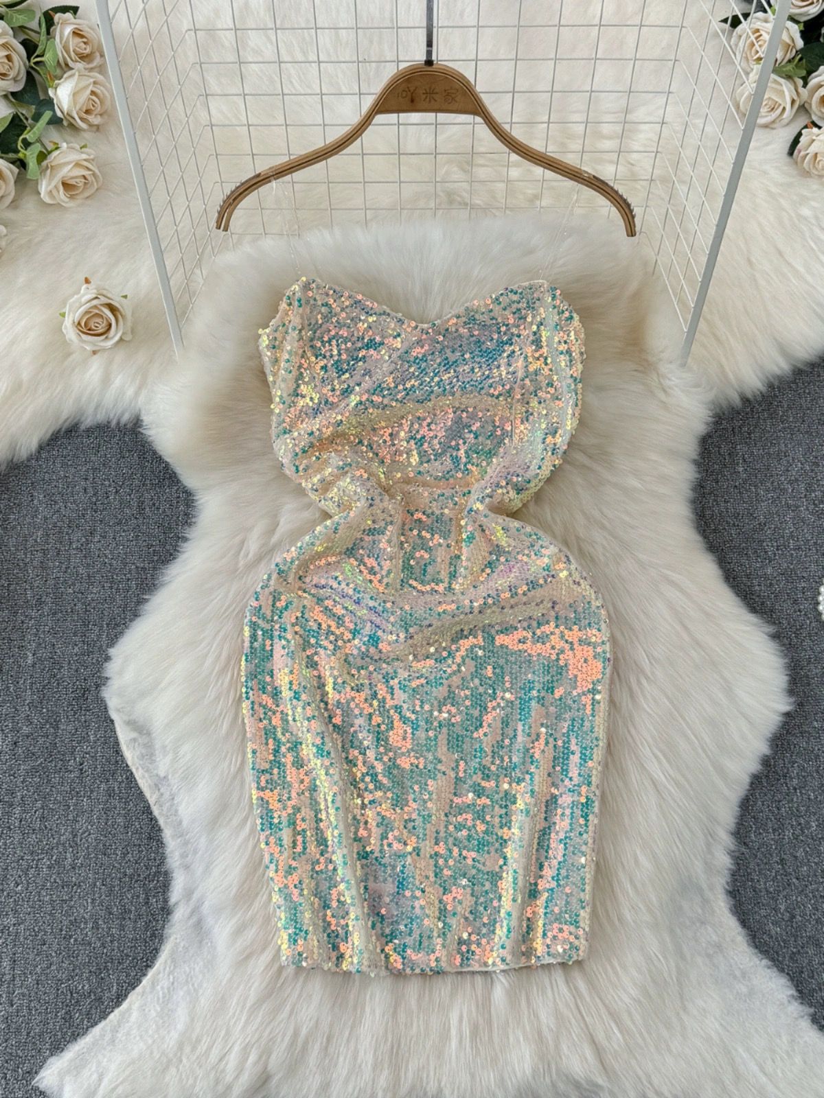 Big steal sequin dress CBC856 image