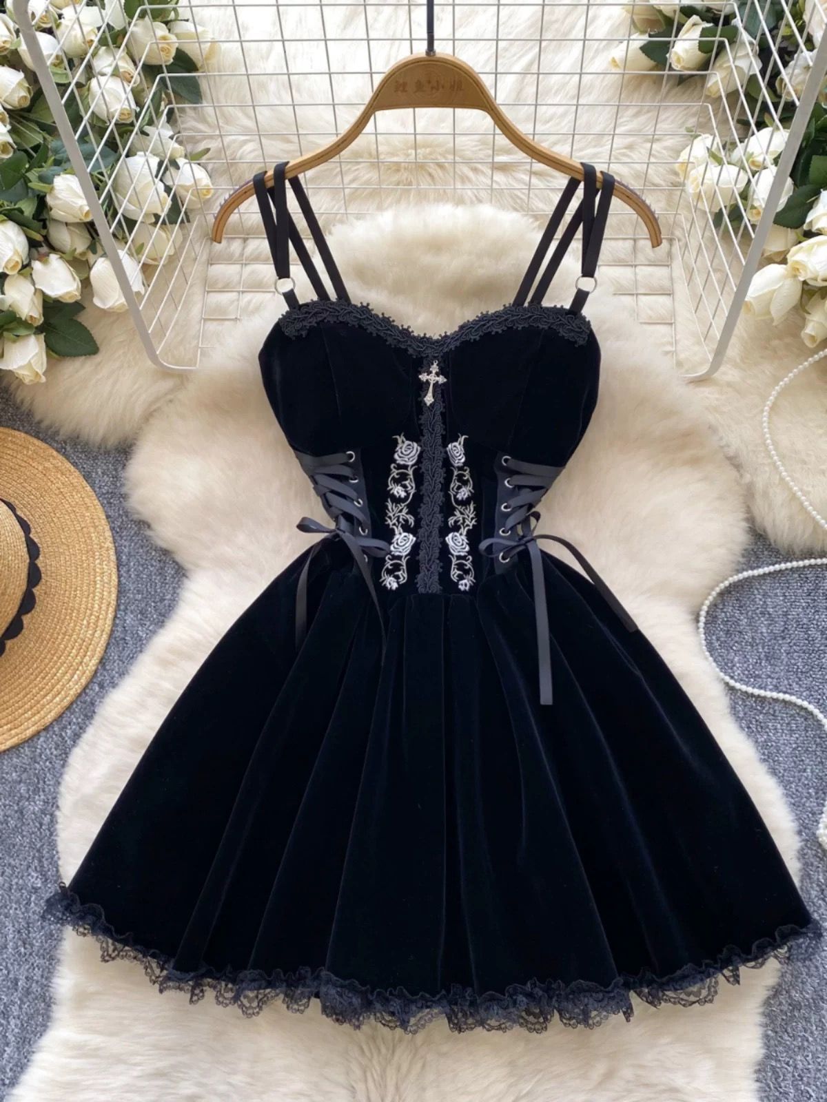 Walk on ocean gothic dress CD2124 image