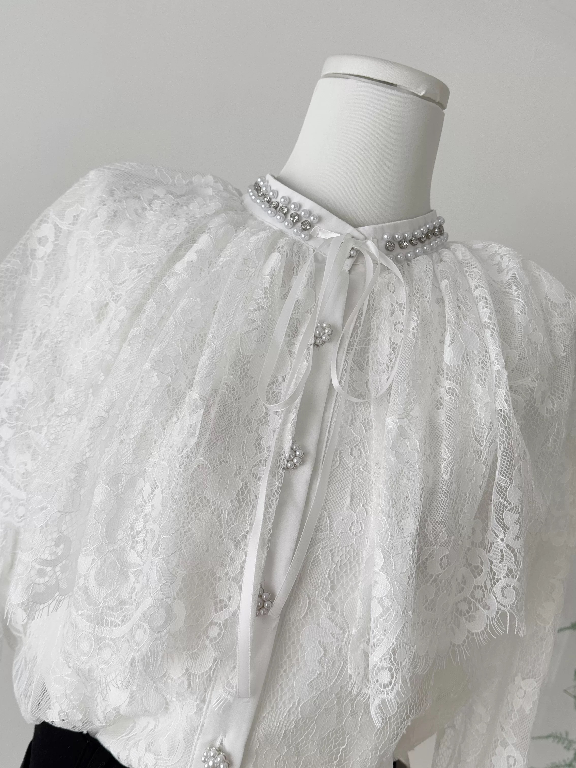 Diamonds are my best friend lace top FTO291 image