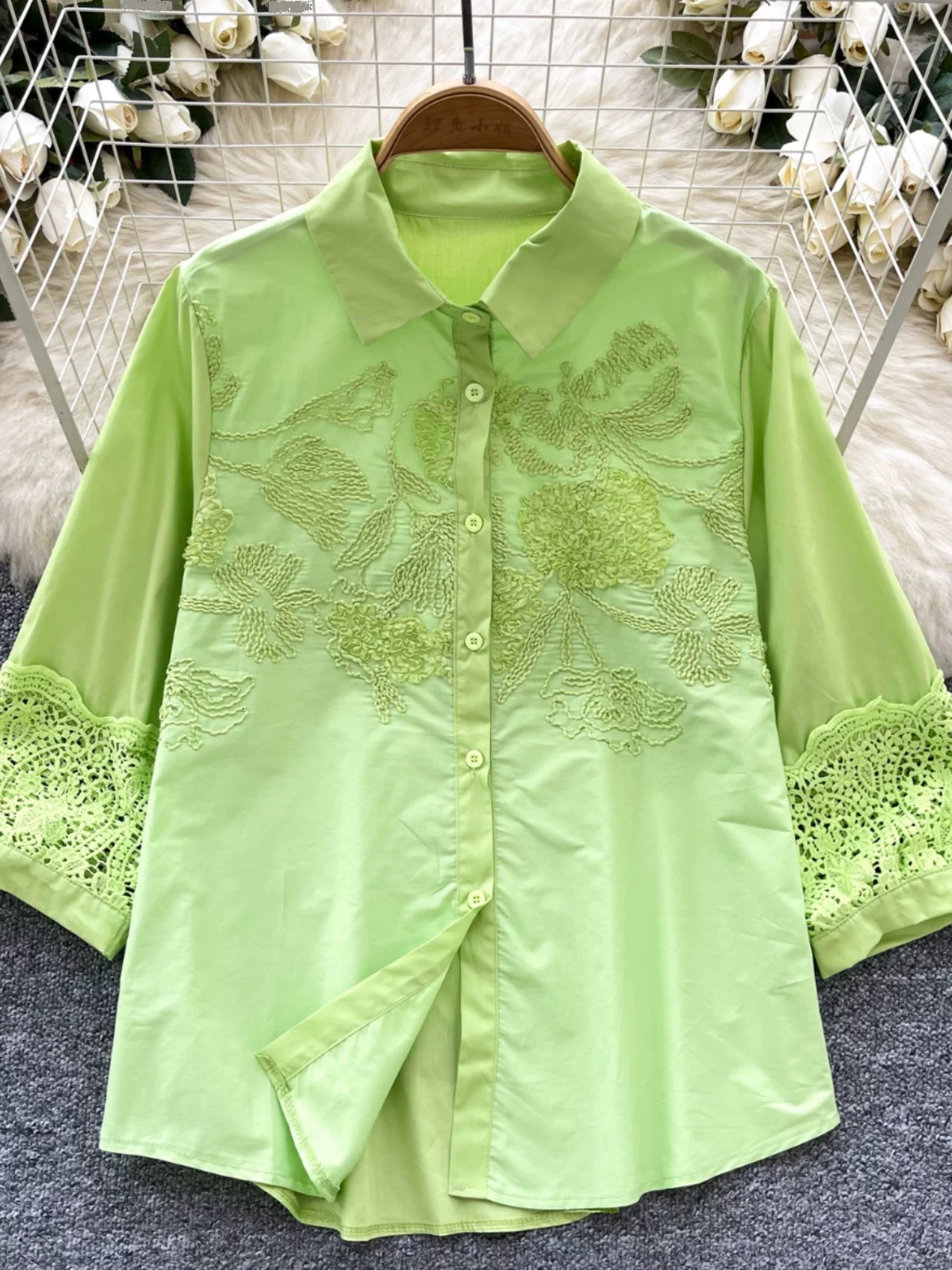 New scene lace shirt SH140 image