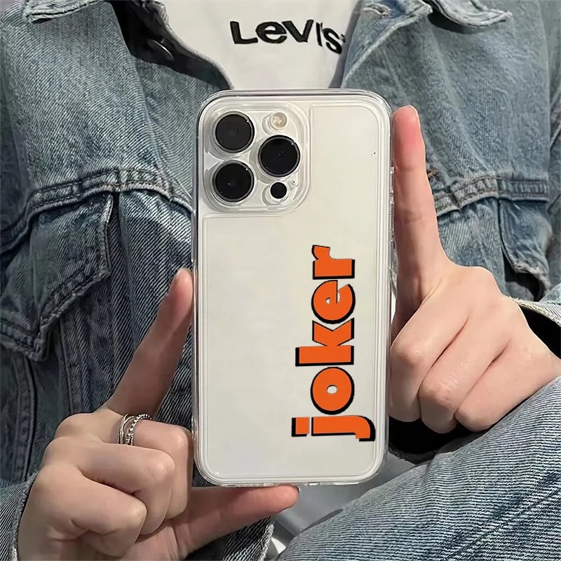 Transparent joker phone case AC167 image