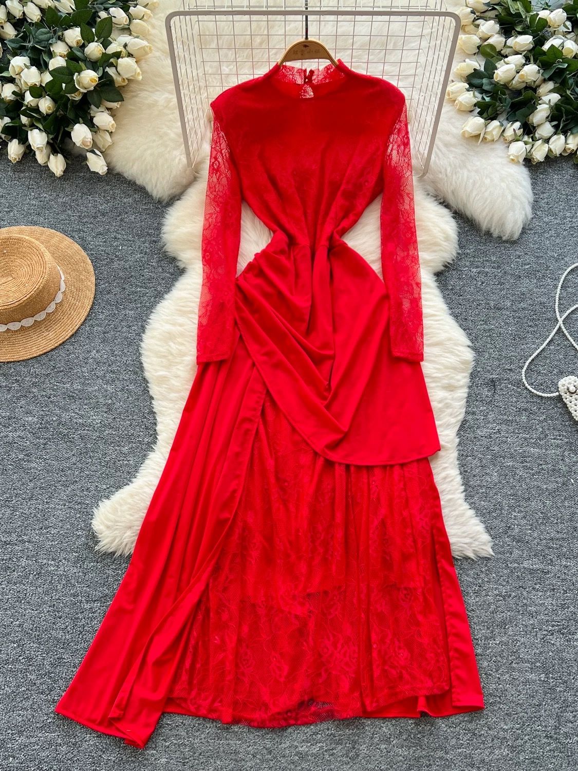 Missed you lace dress FD953 image