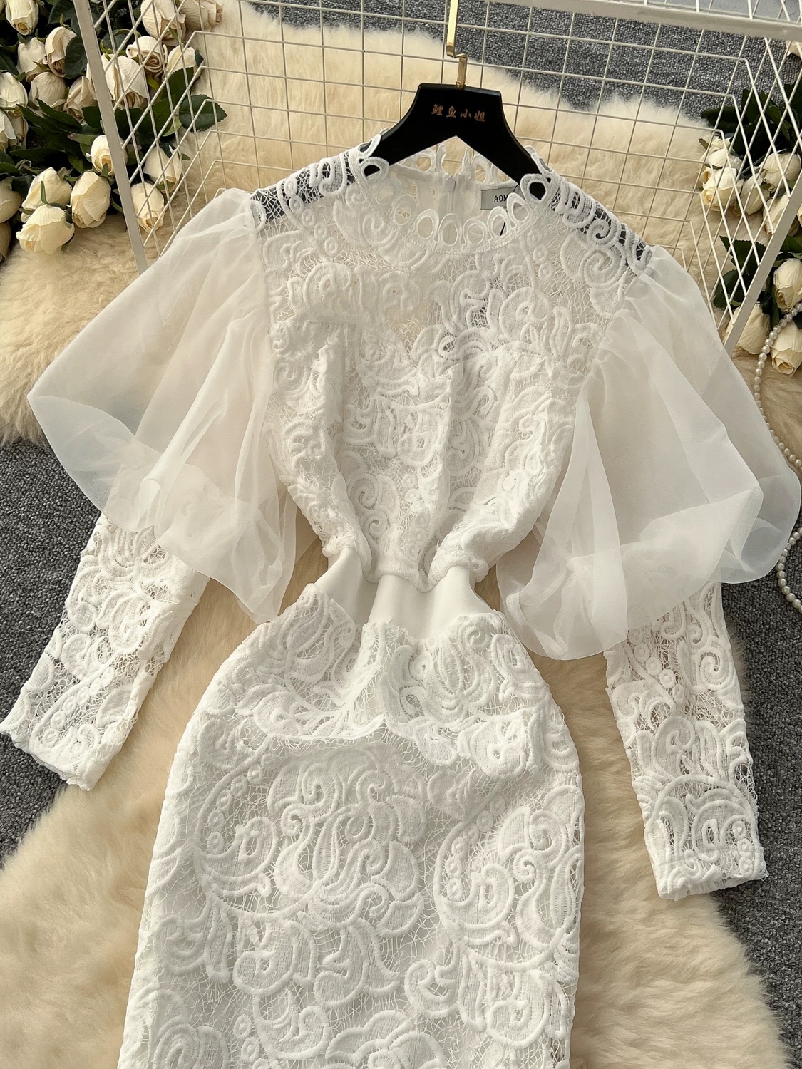 Eye of fashion lace dress EBC279 image