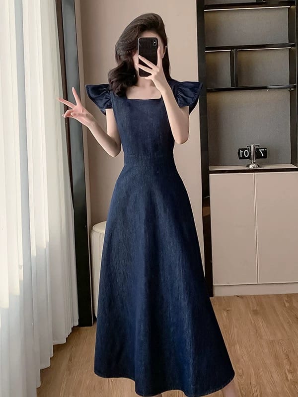 Gloria denim dress DD81 image