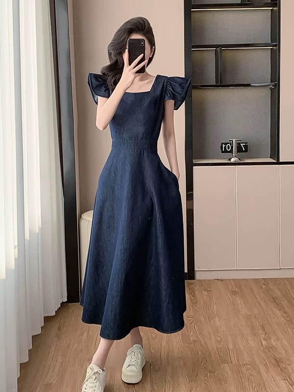 Gloria denim dress DD81 image