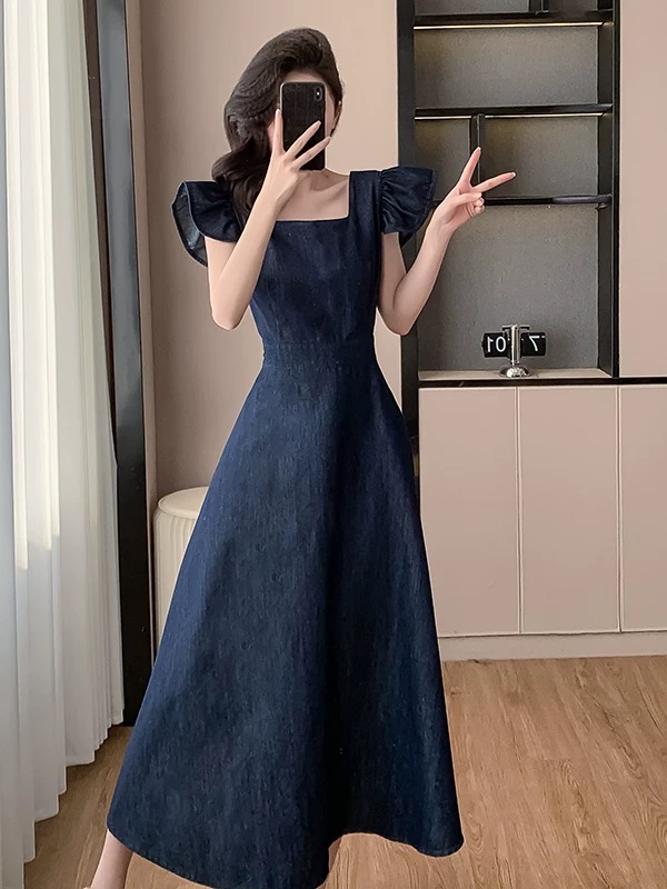 Gloria denim dress DD81 image