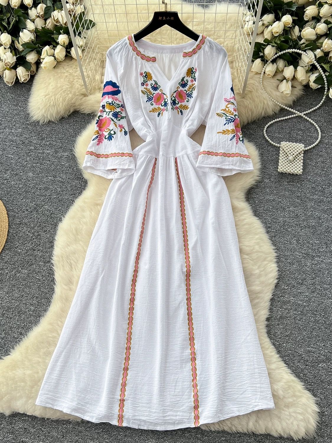 Shayna embroidery dress CD1820 image