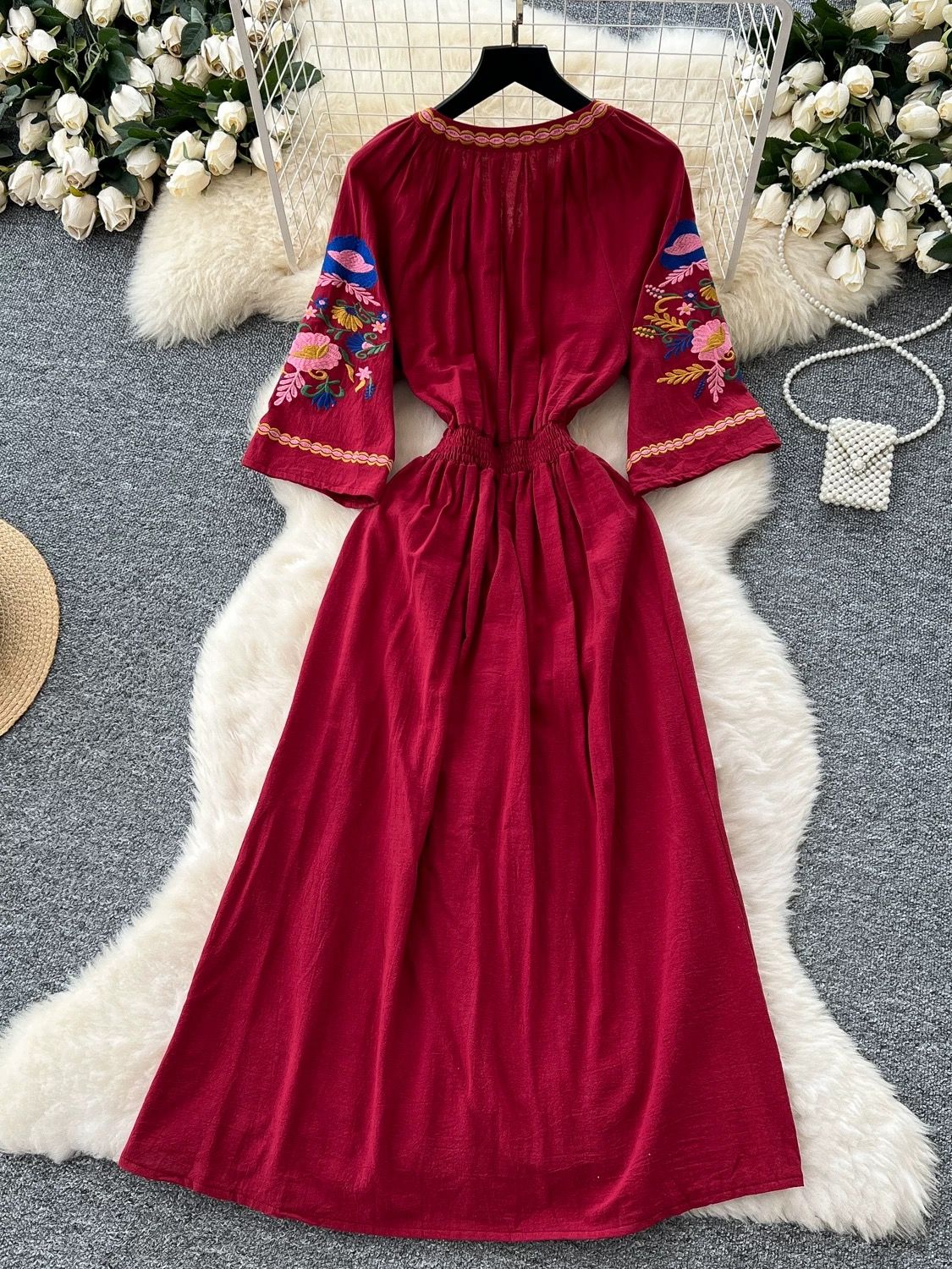 Shayna embroidery dress CD1820 image