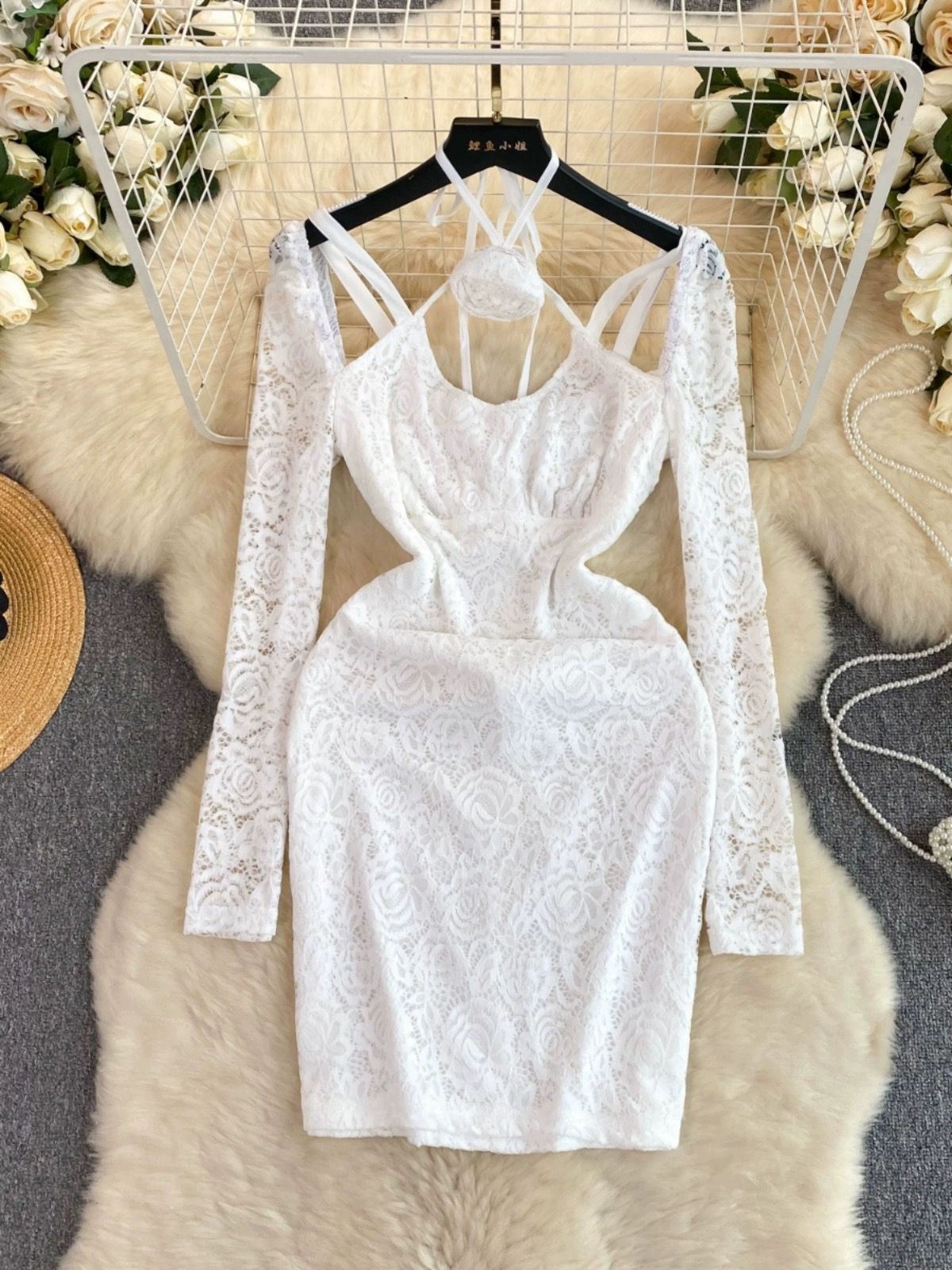 Secret romance lace dress CBC757 image