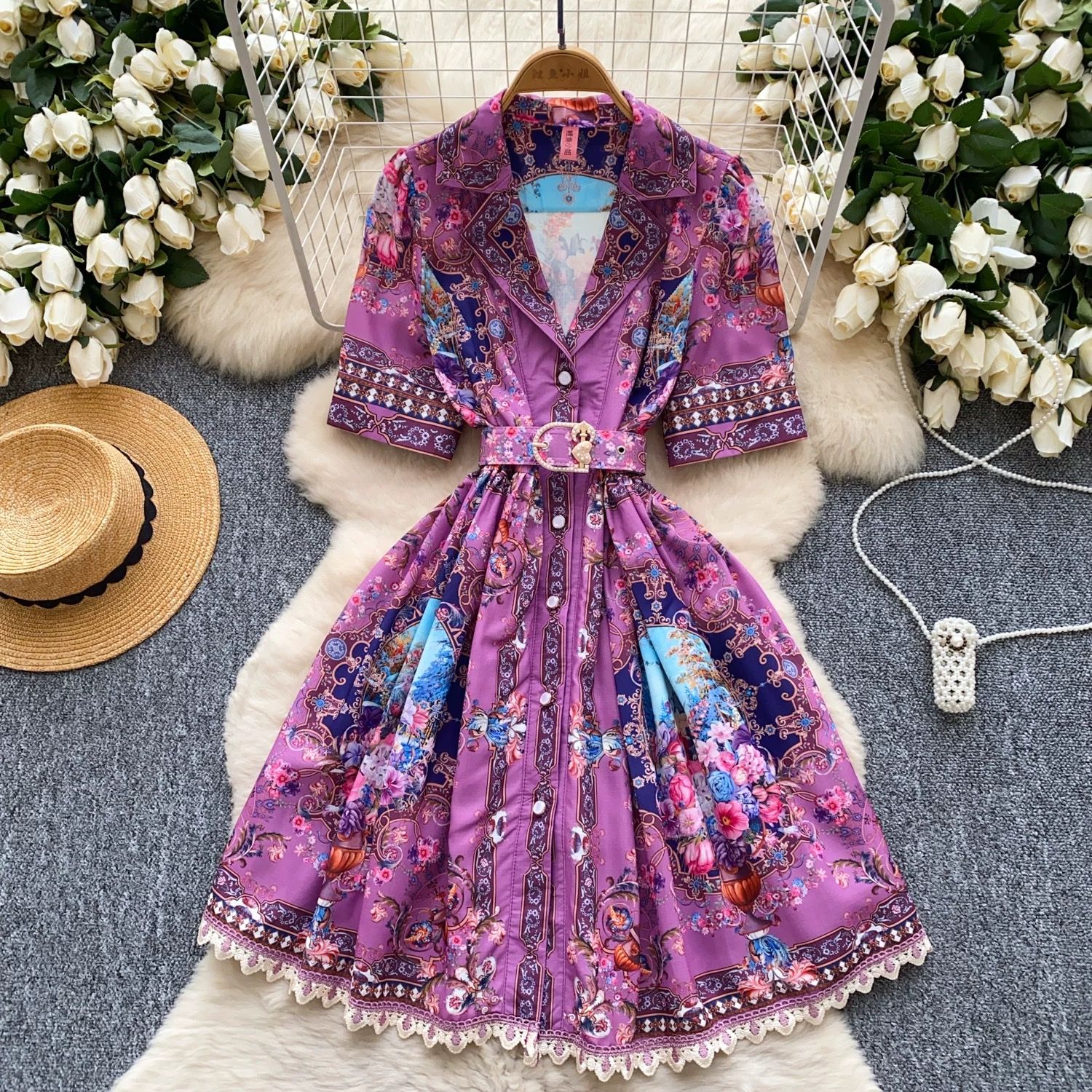 Your cup of tea dress ED397 image