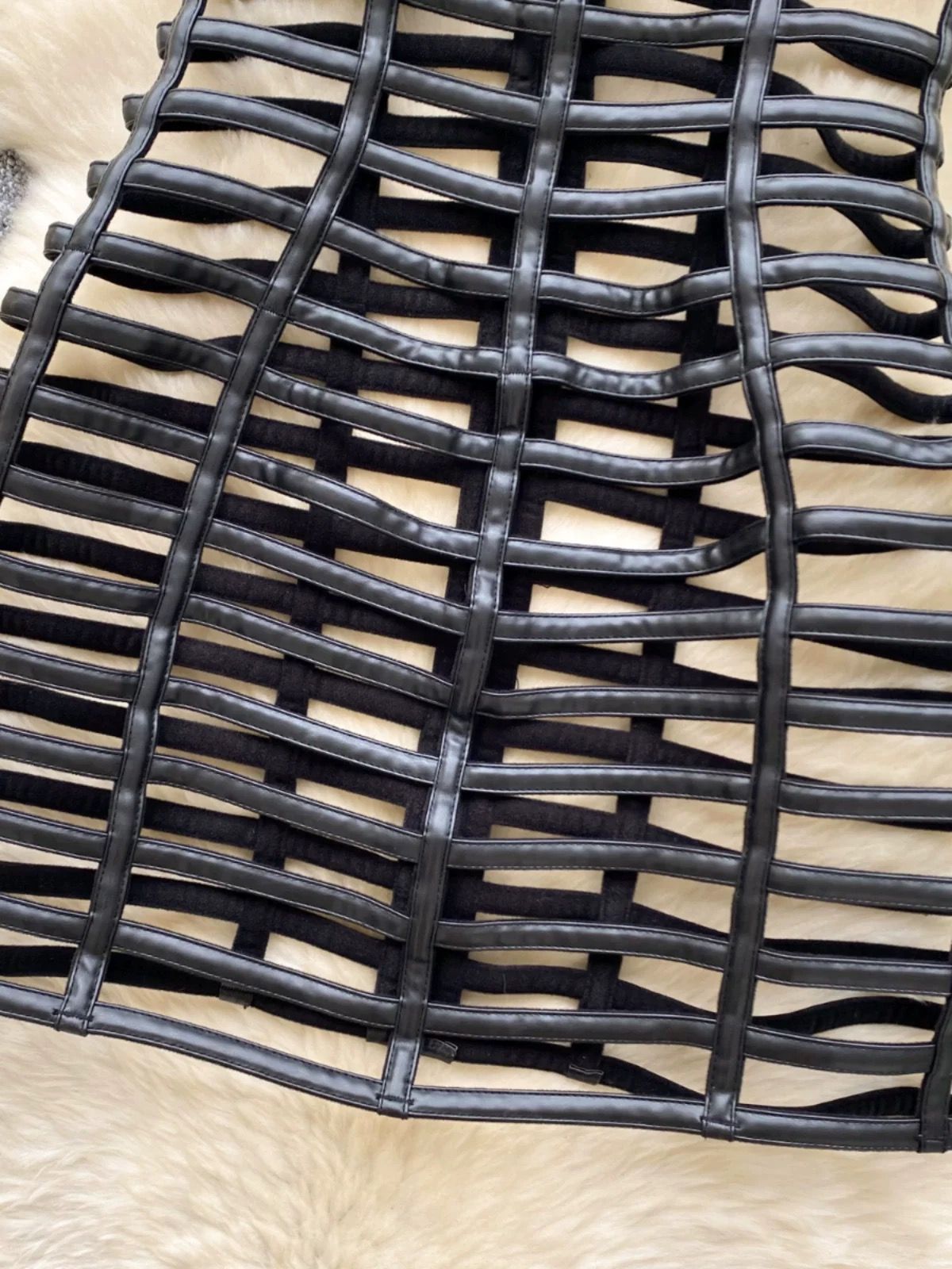 Hello gorgeous sexy leather dress CD1939 image