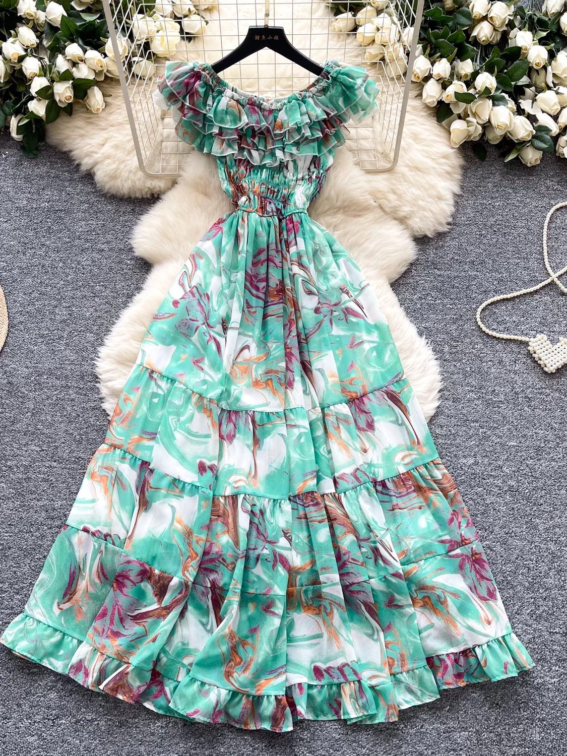 Day goddess colorful dress CD488 image